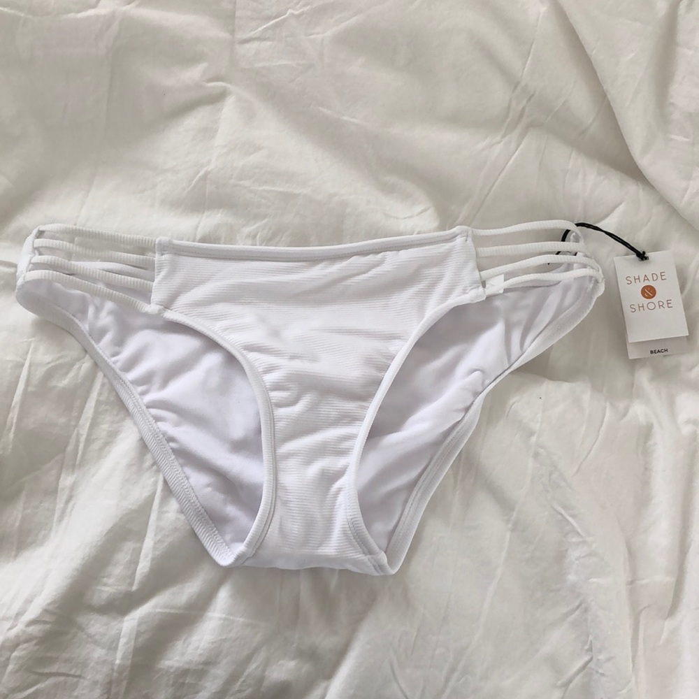 Brand new white bikini bottoms